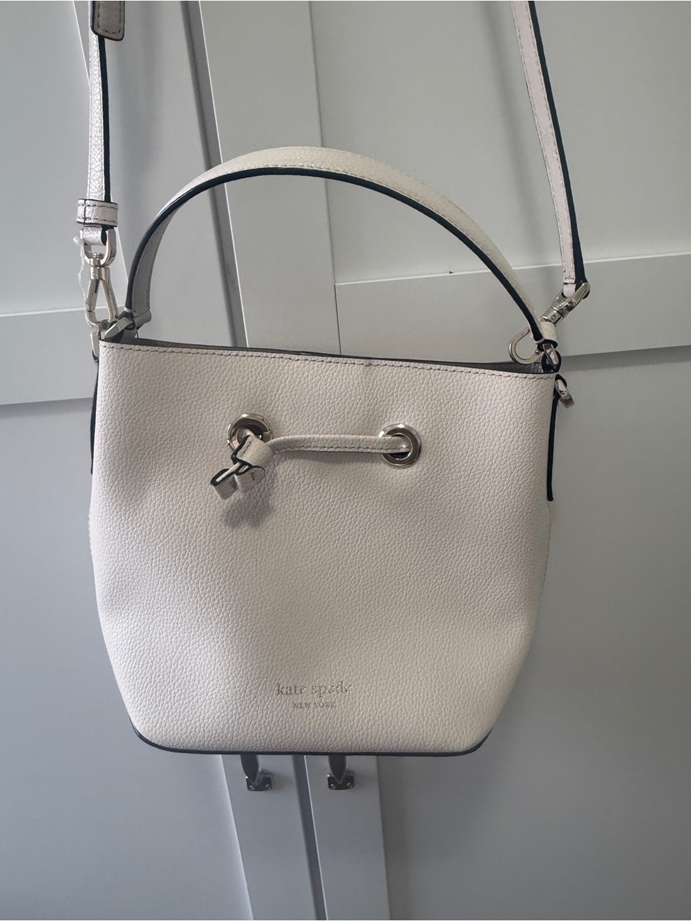 Kate Spade Leather Bucket Crossbody Bag